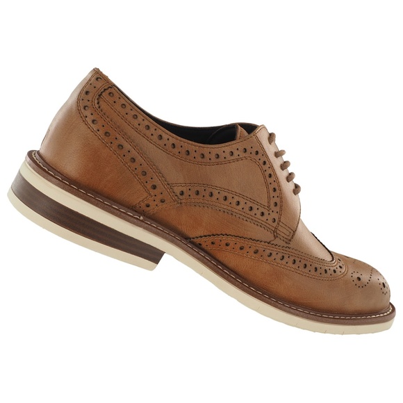 Kenneth Cole Reaction Klay Flex Lace-Up Men\'s Wingtip Oxfords